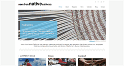 Desktop Screenshot of newsfromnativecalifornia.com